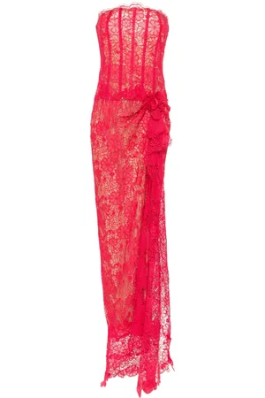 JEAN-LOUIS SABAJI Vestido con apliques florales