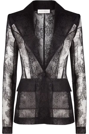 Nina Ricci Blazer de encaje Chantilly