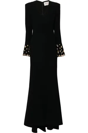 JEAN-LOUIS SABAJI Vestido con detalles de strass