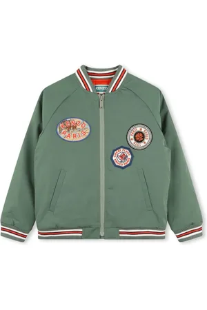 Kenzo Chaqueta bómber con aplique del logo