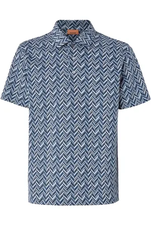 Missoni Polo con motivo en zigzag