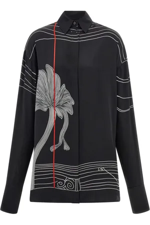 Salvatore Ferragamo Camisa con estampado floral