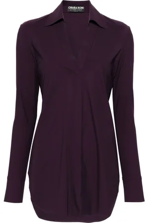 CHIARA BONI Camisa Atena Slim de manga larga