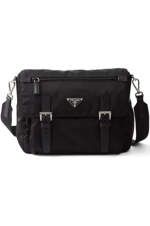 Prada Bolso de hombro con logo triangular
