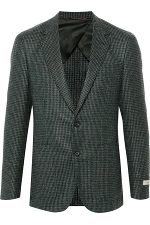 CANALI Blazer con motivo pied de poule