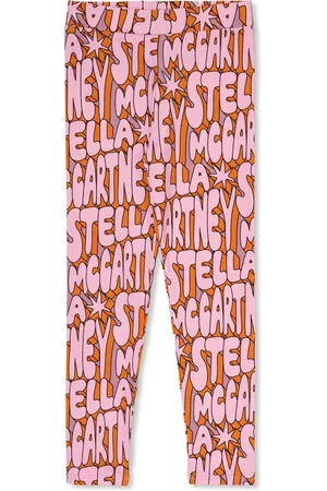 Stella McCartney Leggins con logo estampado
