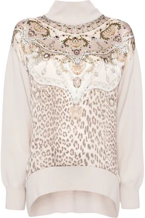 Camilla Top con cuello alto