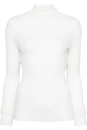 James Perse Top con cuello alto