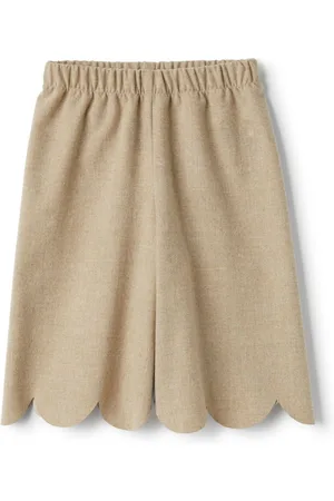 Il gufo Pantalones con dobladillo festoneado