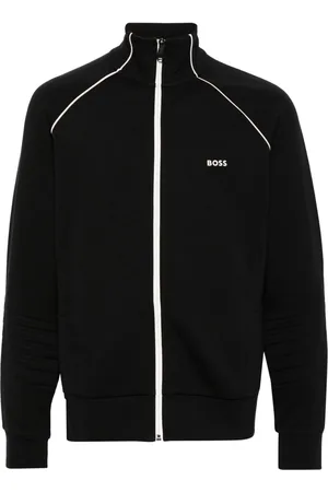 HUGO BOSS Chaqueta de chándal con ribete en contraste