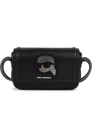 Karl Lagerfeld Bolso de hombro con apliques de strass
