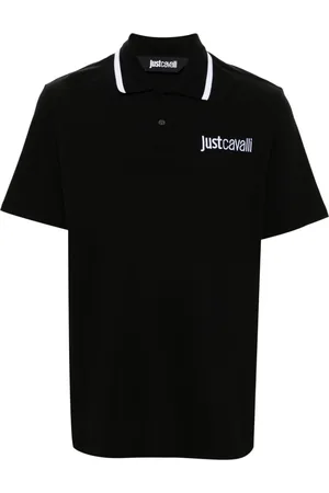 Roberto Cavalli Polo con logo bordado