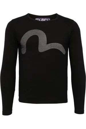 Evisu Camiseta con logo estampado