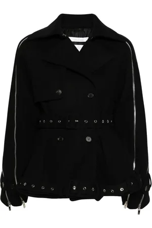 Rokh Chaqueta con múltiples cremalleras
