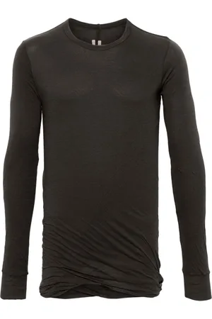 Rick Owens Camiseta Double de manga larga