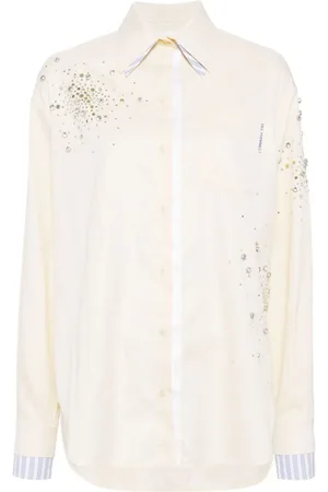 Des Phemmes Camisa con detalles de cristales