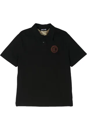 Roberto Cavalli Polo con logo bordado
