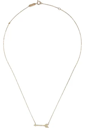 Adina Reyter Collar con colgante de flecha en oro amarillo de 14 ct