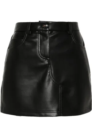 SEMICOUTURE Falda corta con pliegues