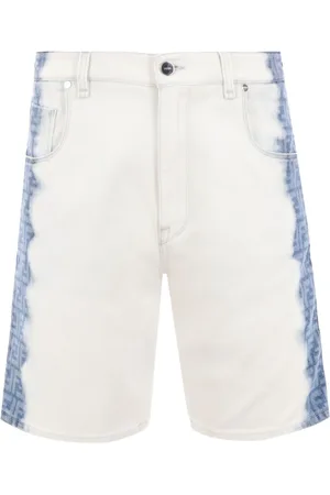 Fendi Pantalones vaqueros cortos con efecto lavado