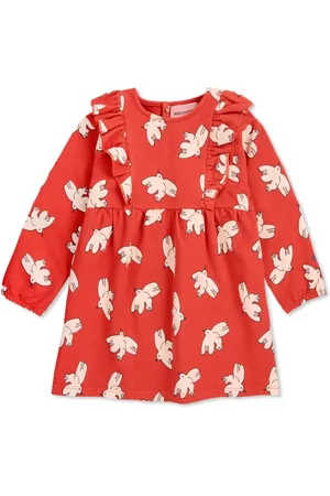 Bobo Choses Vestido Freedom Bird con volantes