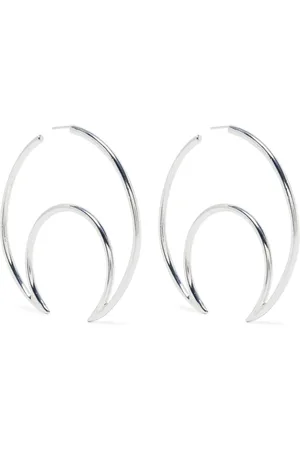 Marine Serre Pendientes de aro Moon