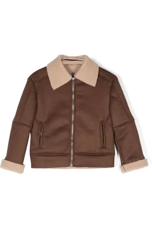 Paolo Pecora Chaqueta con ribete de pelo artificial