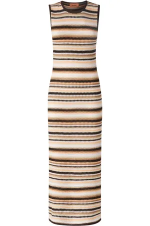 Missoni Vestido midi a rayas