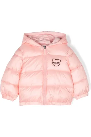 Moschino Plumífero con parche del logo