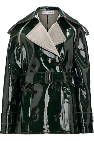J.W.Anderson Chaqueta biker con acabado brillante