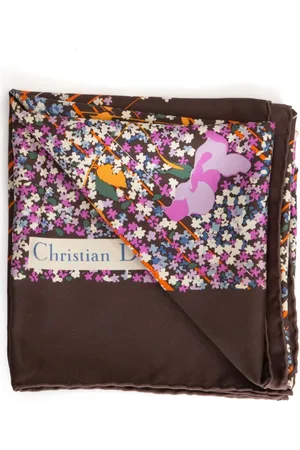 Dior Pañuelo con motivo floral 1970