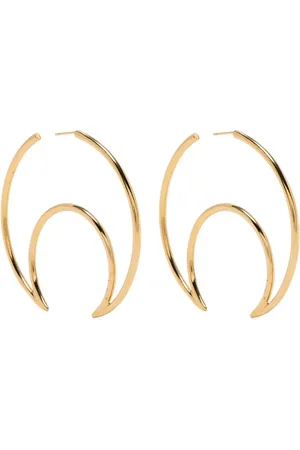 Marine Serre Pendientes de aro Moon