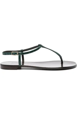 Giuseppe Zanotti Sandalias con efecto de piel de cocodrilo