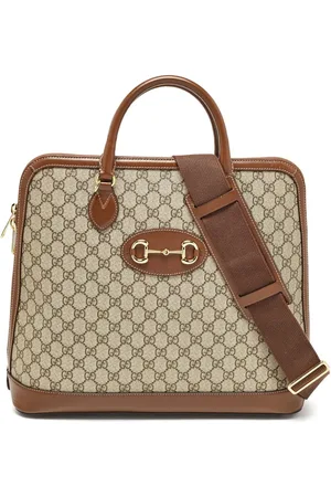 Gucci Bolso de mano GG Supreme Canvas Horsebit 1955