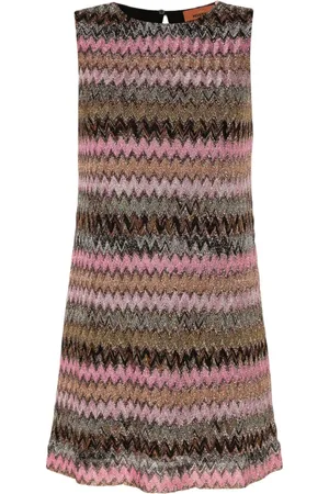 Missoni Vestido corto con motivo en zigzag