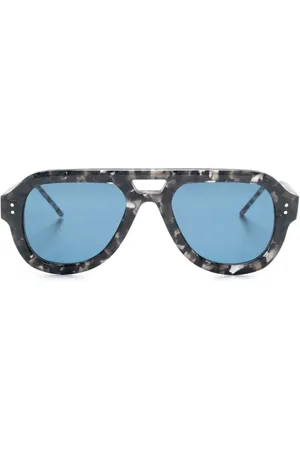 Thom Browne Gafas de sol con montura estilo piloto