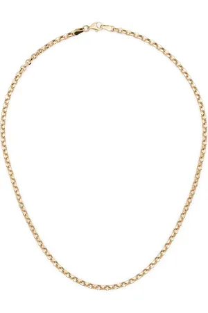 Adina Reyter Collar de cadena rolo pequeña en oro amarillo de 14 ct
