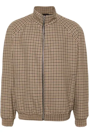 HUGO BOSS Chaqueta con motivo pied de poule