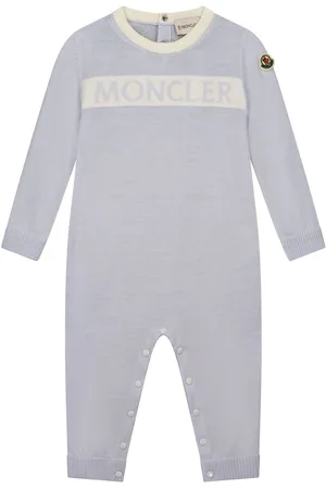 Moncler Pelele con logo en jacquard