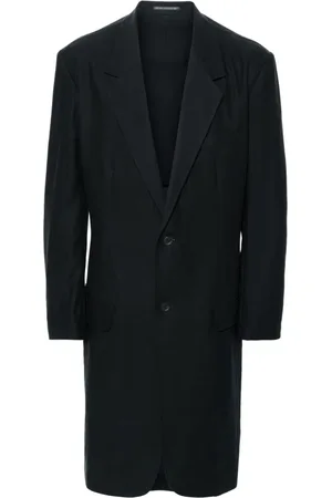 YOHJI YAMAMOTO Abrigo con estampado gráfico