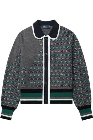 Kolor Cárdigan estampado en intarsia