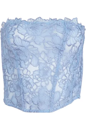 FLEUR DU MAL Top tipo corset Whitney bordado