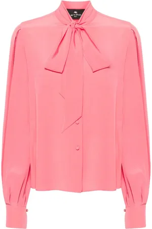 Etro Blusa con lazo en el cuello
