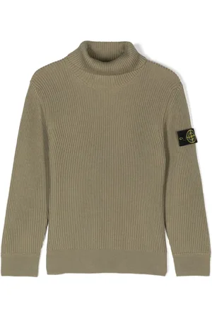 Stone Island Jersey con distintivo Compass