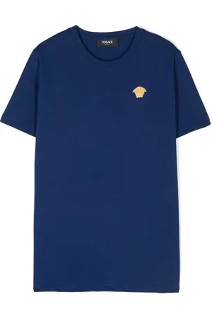 VERSACE Camiseta con bordado de cabeza de Medusa
