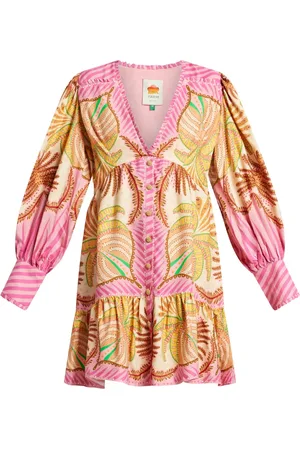 Farm Rio Vestido corto Sand Palm