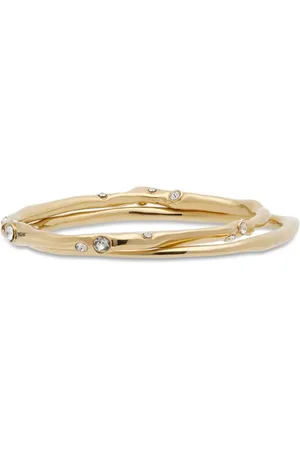 DRIES VAN NOTEN Set de dos pulseras con detalles de cristal