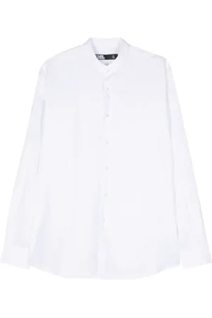 Karl Lagerfeld Camisa con textura flameada