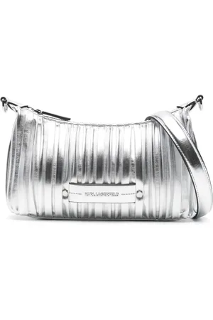 Karl Lagerfeld Bolso de hombro metalizado