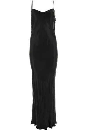 Saint Laurent Slip dress con efecto desbocado